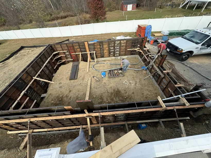 Concrete work by White Oak Landscaping and Stoneworks, Dutchess County NY
