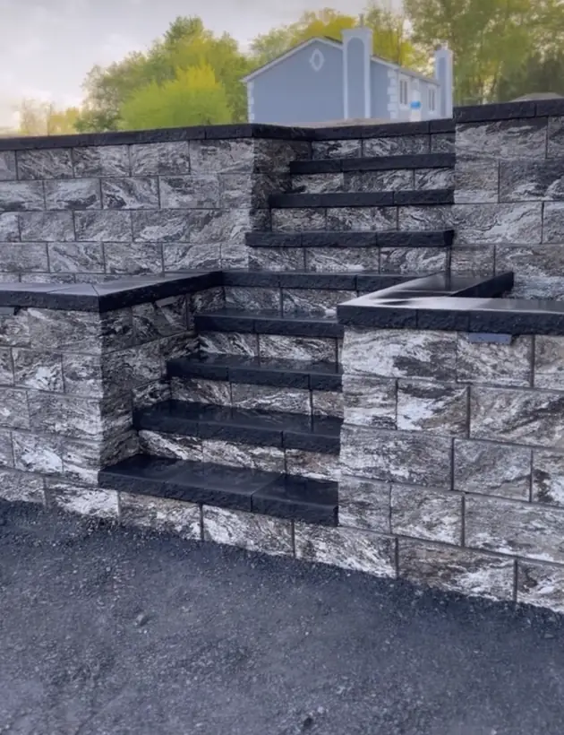 Paver and stone hardscape work by White Oak Landscaping and Stoneworks, Dutchess County NY