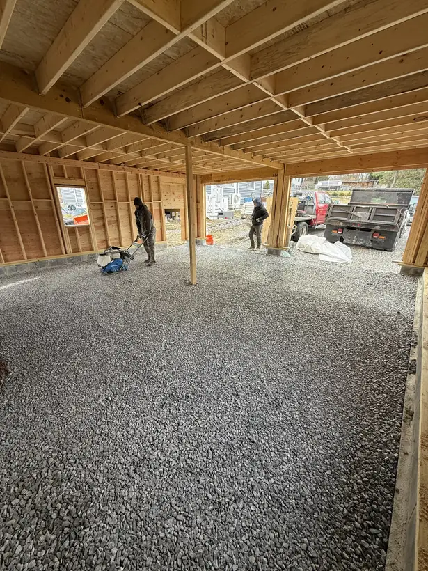 Garage and metal building project by White Oak Landscaping and Stoneworks, Dutchess County NY