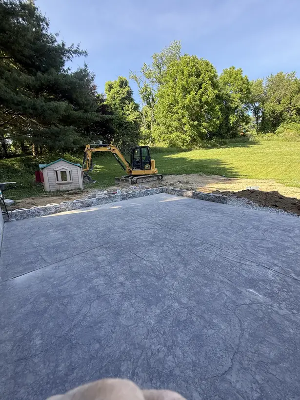 Concrete work by White Oak Landscaping and Stoneworks, Dutchess County NY