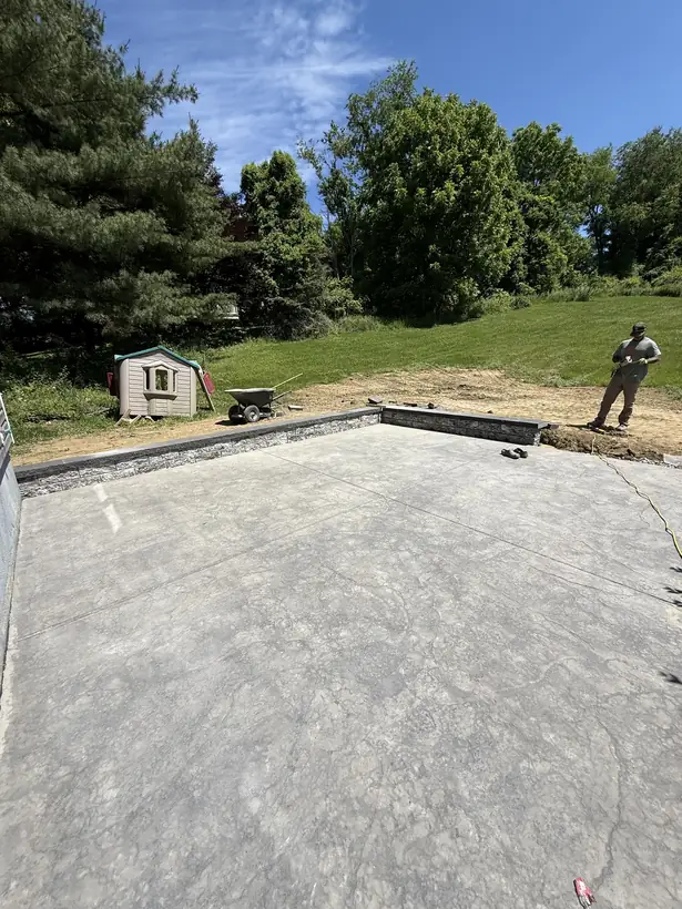 Concrete work by White Oak Landscaping and Stoneworks, Dutchess County NY
