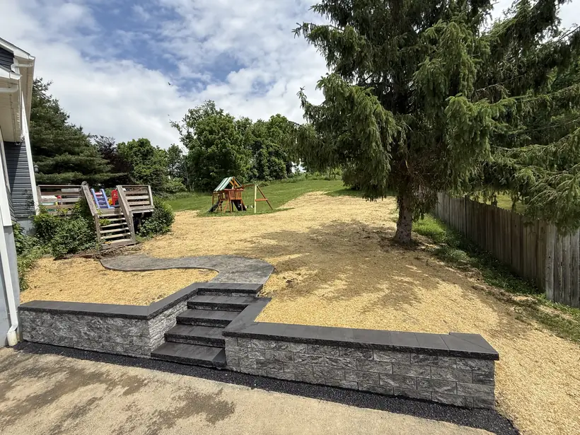 Paver and stone hardscape work by White Oak Landscaping and Stoneworks, Dutchess County NY