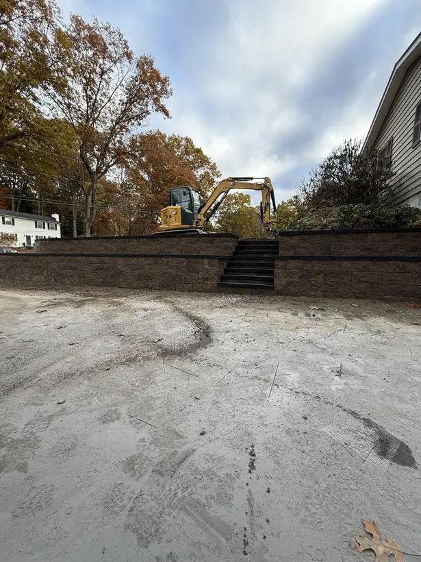Paver and stone hardscape work by White Oak Landscaping and Stoneworks, Dutchess County NY