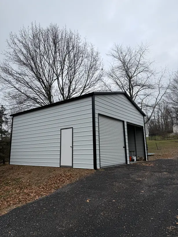Garage and metal building project by White Oak Landscaping and Stoneworks, Dutchess County NY