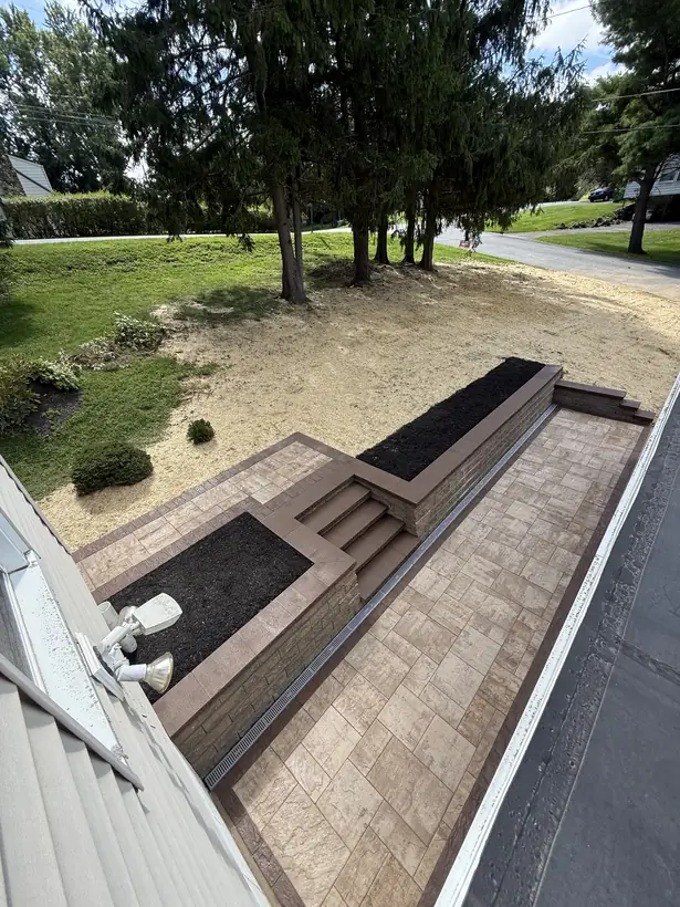 Paver and stone hardscape work by White Oak Landscaping and Stoneworks, Dutchess County NY