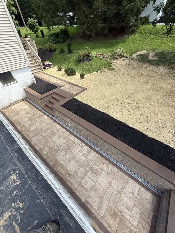 Paver and stone hardscape work by White Oak Landscaping and Stoneworks, Dutchess County NY