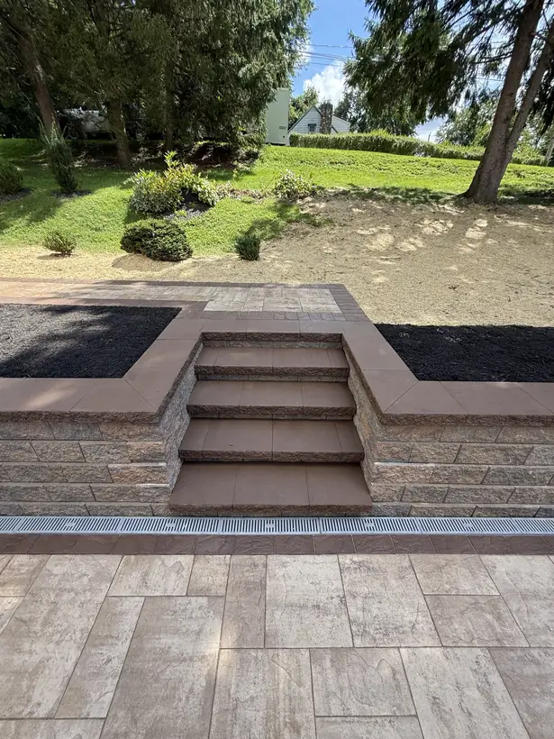 Paver and stone hardscape work by White Oak Landscaping and Stoneworks, Dutchess County NY
