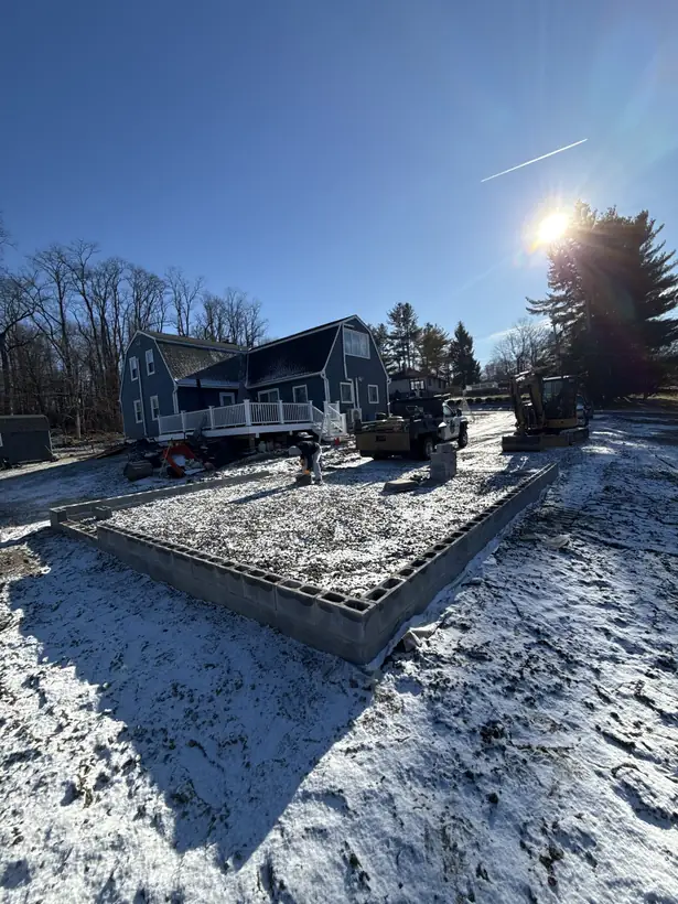 Concrete work by White Oak Landscaping and Stoneworks, Dutchess County NY