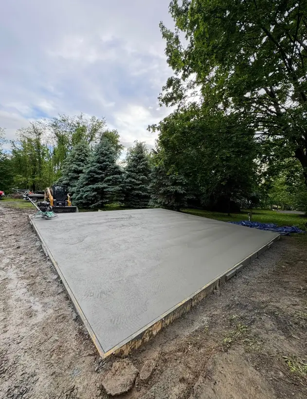 Concrete work by White Oak Landscaping and Stoneworks, Dutchess County NY