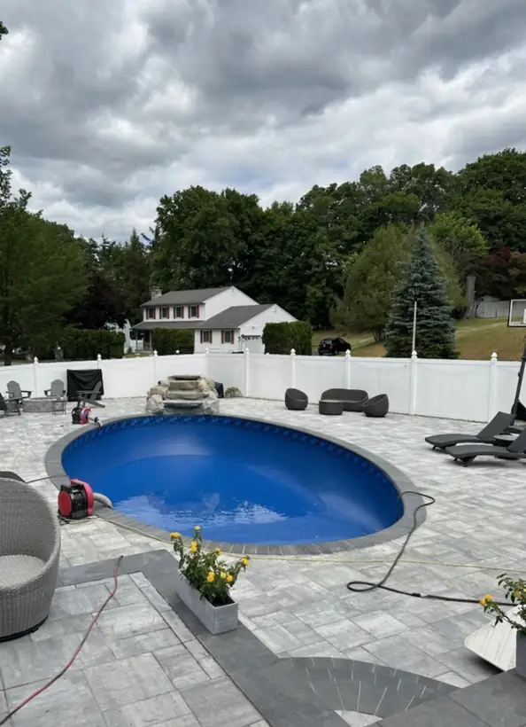 Paver and stone hardscape work by White Oak Landscaping and Stoneworks, Dutchess County NY