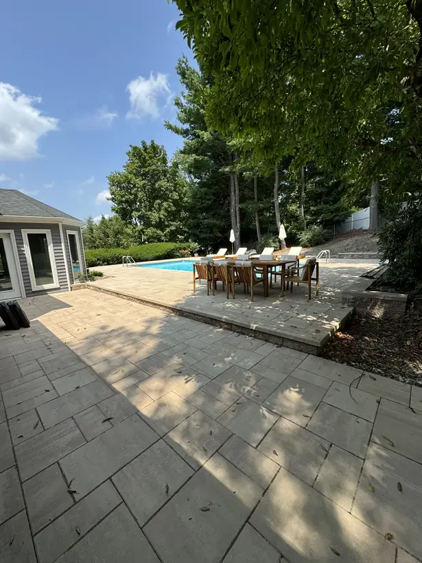 Paver and stone hardscape work by White Oak Landscaping and Stoneworks, Dutchess County NY