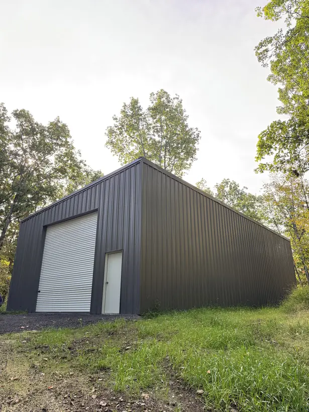 Garage and metal building project by White Oak Landscaping and Stoneworks, Dutchess County NY