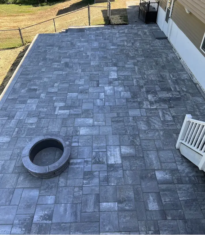 Paver and stone hardscape work by White Oak Landscaping and Stoneworks, Dutchess County NY