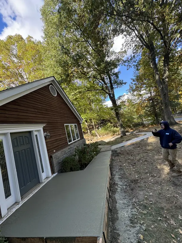 Concrete work by White Oak Landscaping and Stoneworks, Dutchess County NY