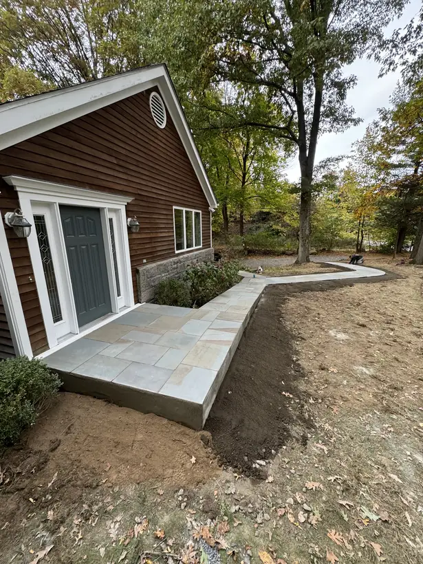 Concrete work by White Oak Landscaping and Stoneworks, Dutchess County NY