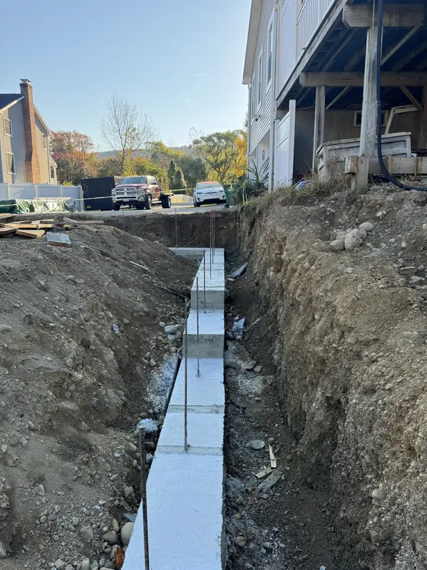 Concrete work by White Oak Landscaping and Stoneworks, Dutchess County NY