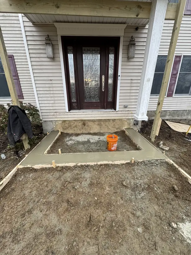 Concrete work by White Oak Landscaping and Stoneworks, Dutchess County NY