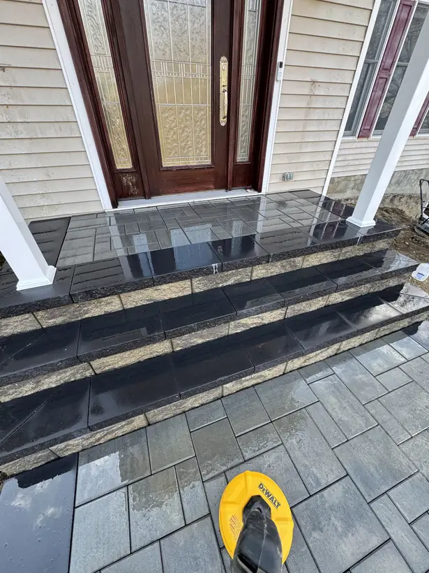 Paver and stone hardscape work by White Oak Landscaping and Stoneworks, Dutchess County NY