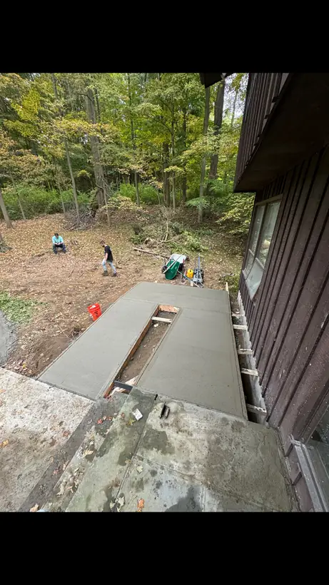 Concrete work by White Oak Landscaping and Stoneworks, Dutchess County NY